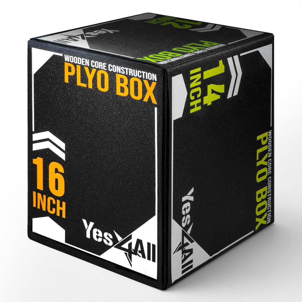 3-in-1 Soft-Padded Plyo Box with Wooden Core K37698