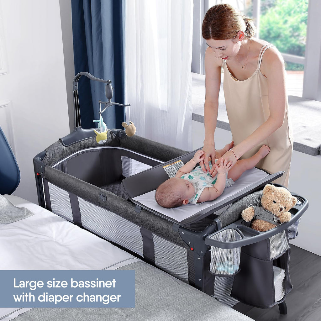Baby Bassinet Bedside Crib V2869