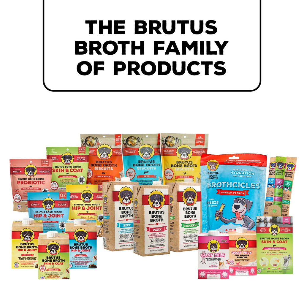 Instant Bone Broth Dog Food Topper Beef Flavor Pack of 2 W9797