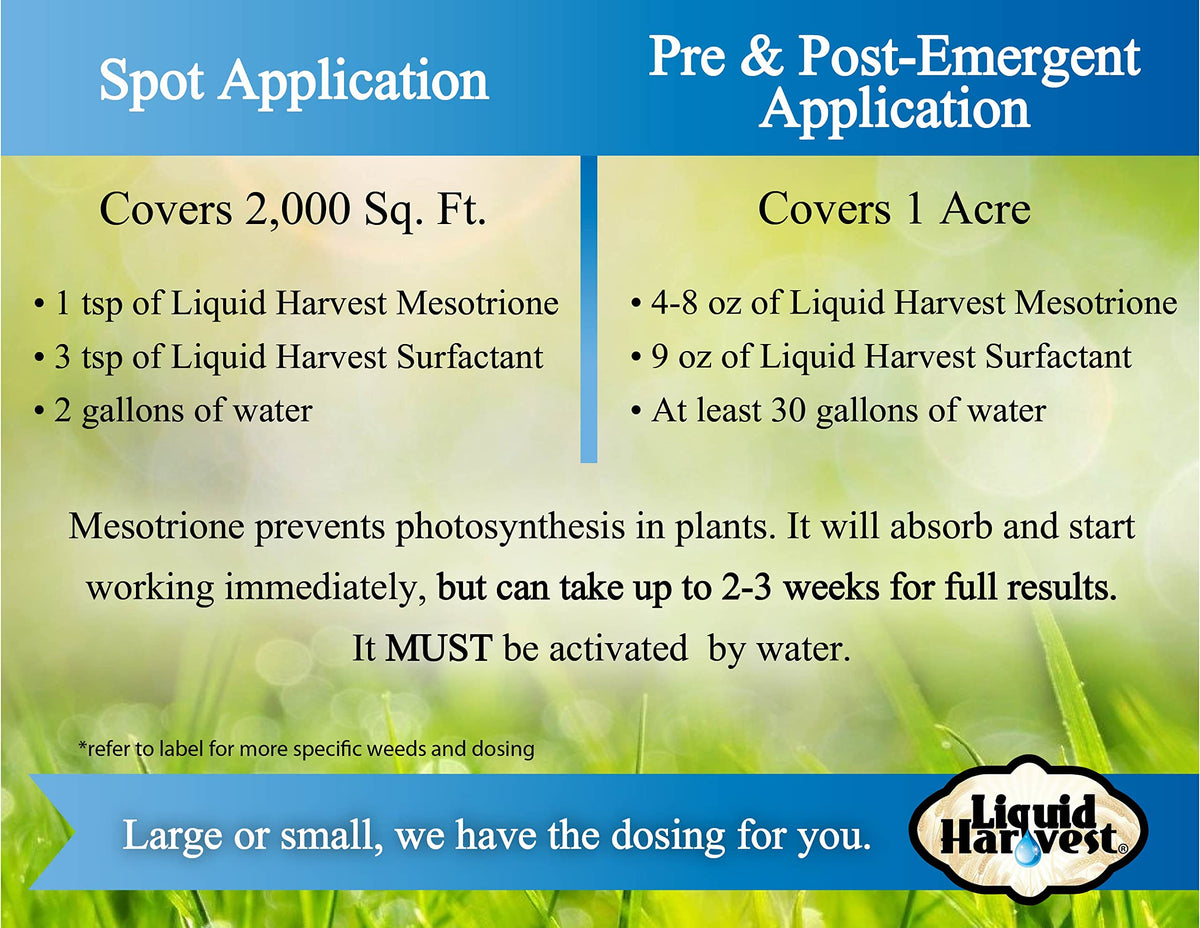 Non Ionic Surfactant 16oz and Mesotione 8oz Weed Killer P57690