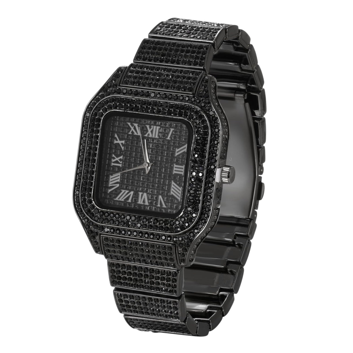 Men's Watch with Cuban Link Chain T4409