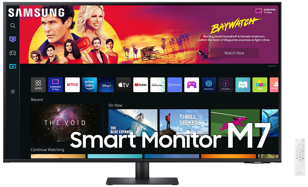 43" 4K UHD Smart Monitor & Streaming TV, Black B6455
