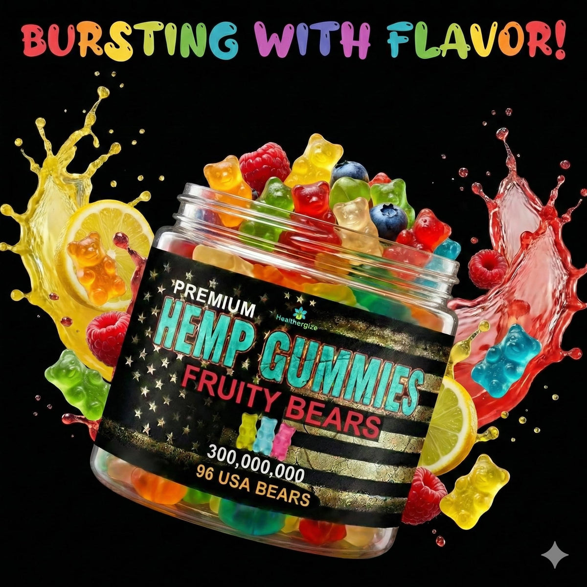 Hemp Gummies 96 Bears K74041
