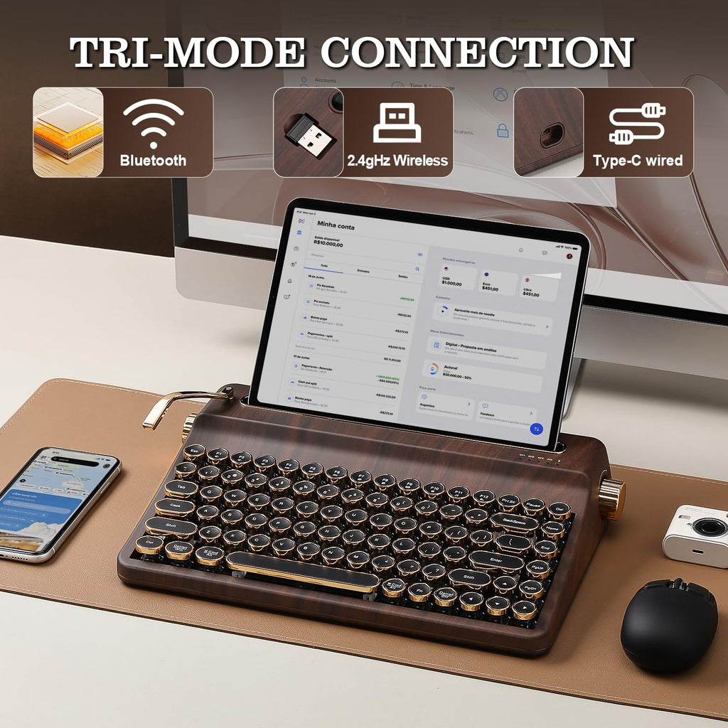 Wood Hot Swap RGB Keyboard R99109