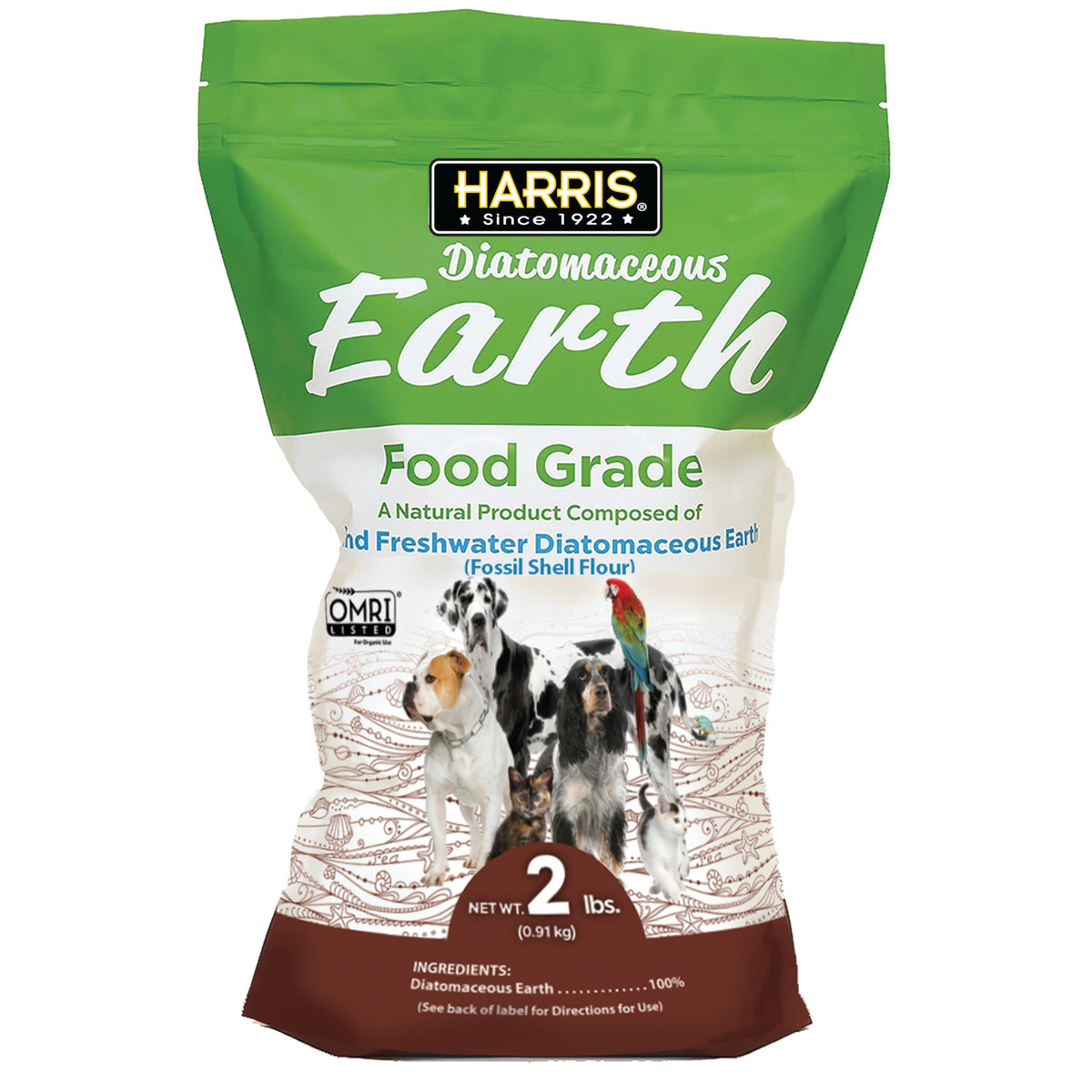 Food Grade Diatomaceous Earth 2 LB Bag Y687265