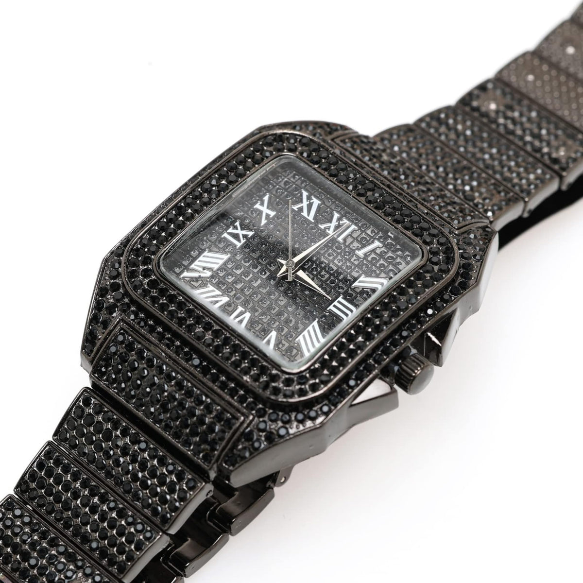 Men's Watch with Cuban Link Chain T4409