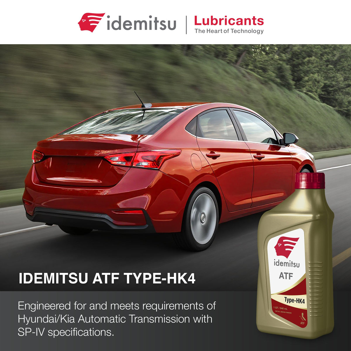 ATF Type HK4 Transmission Fluid 1 Qt 6 Pack F44937