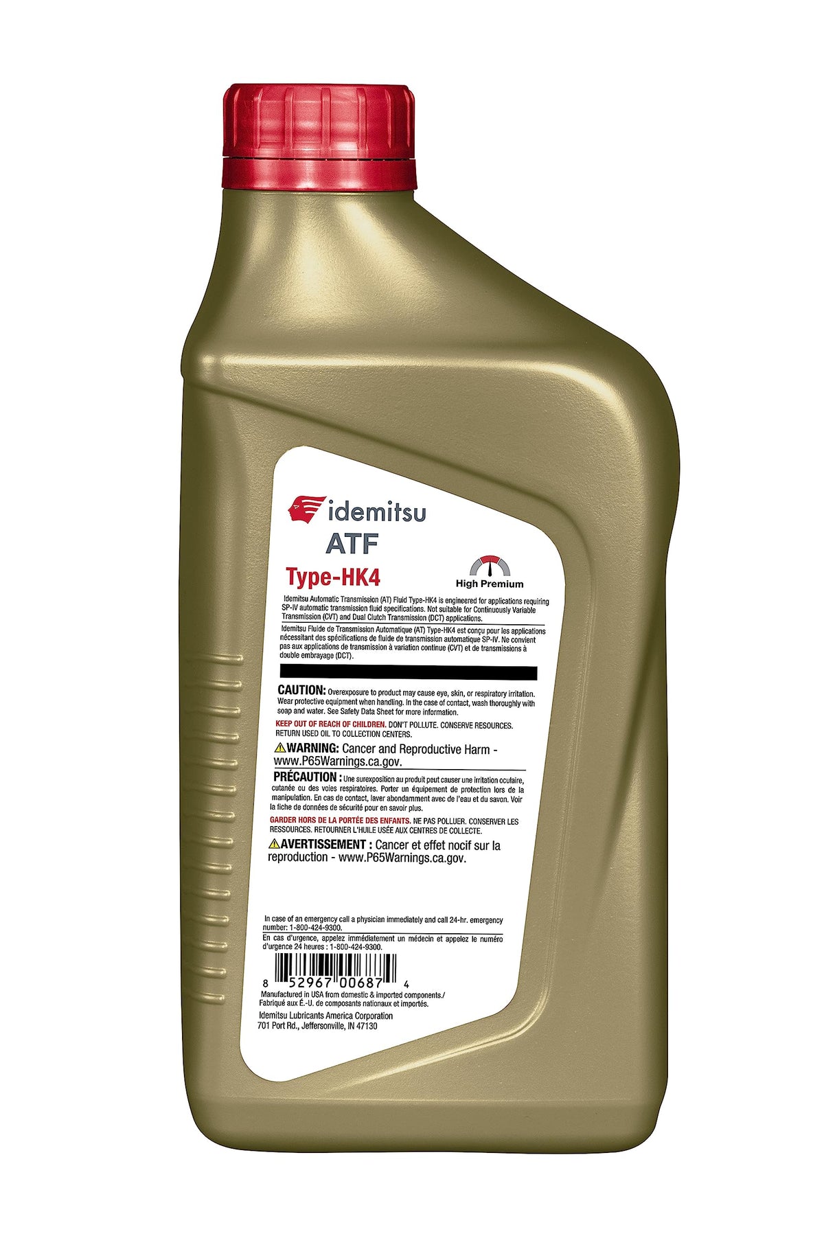 ATF Type HK4 Transmission Fluid 1 Qt 6 Pack F44937