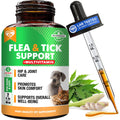 Natural Flea & Tick Prevention Drops for Dogs and Cats U273551