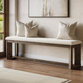 Upholstered Bench with Cushion M9128