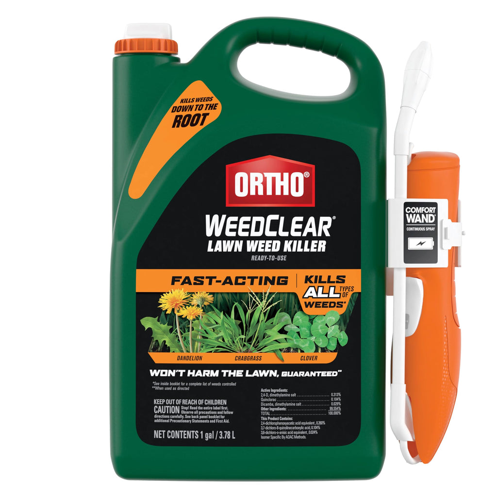 Ortho WeedClear Lawn Weed Killer Ready-to-Use with Comfort Wand, 1 gal. H2660