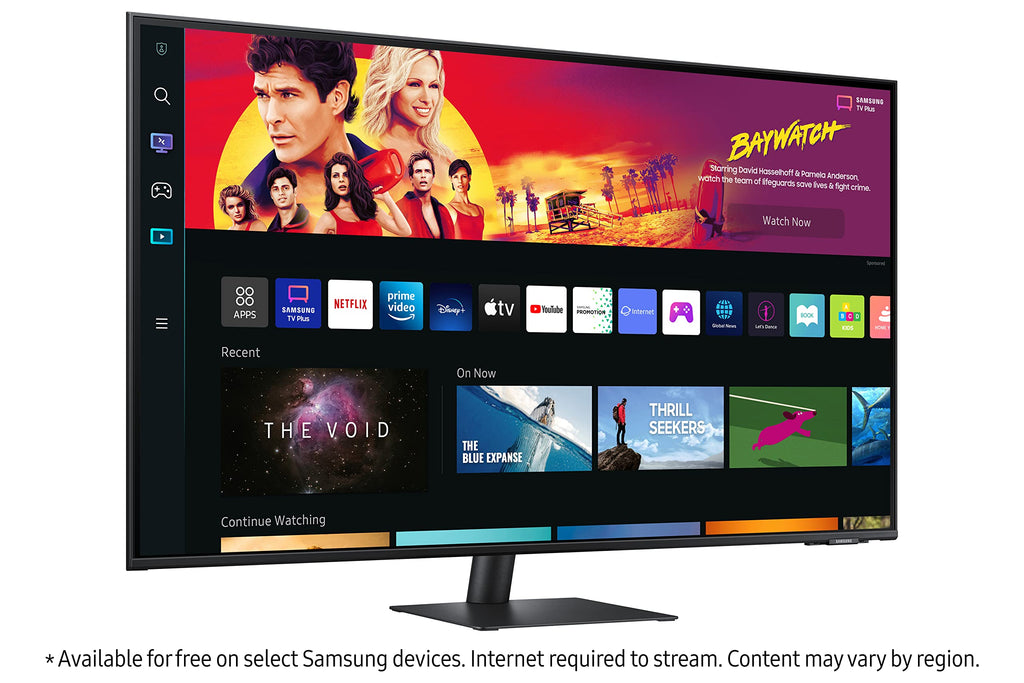 43" 4K UHD Smart Monitor & Streaming TV, Black B6455