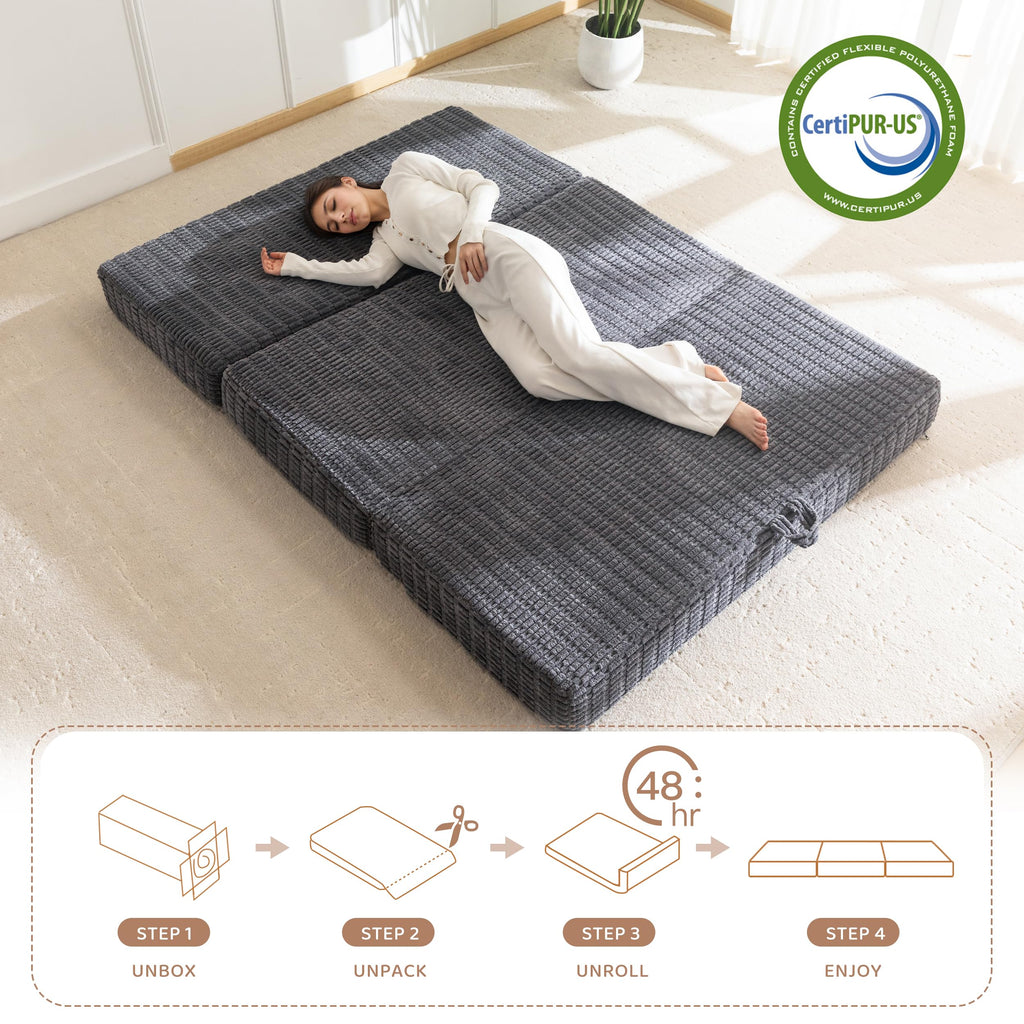 Memory Foam Tri-Folding Mattress D89211