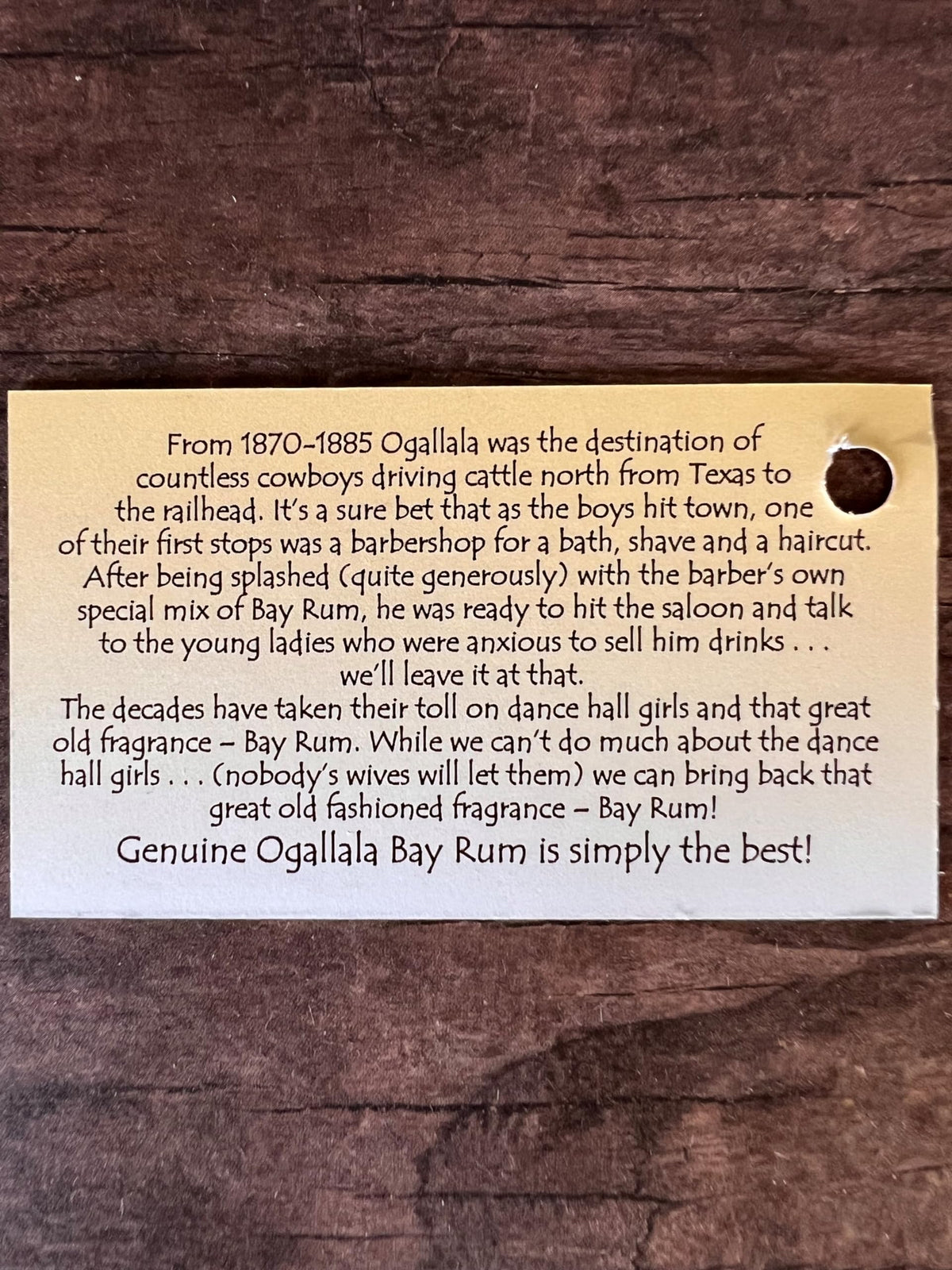 8 oz Bay Rum & Sandalwood Aftershave D192927
