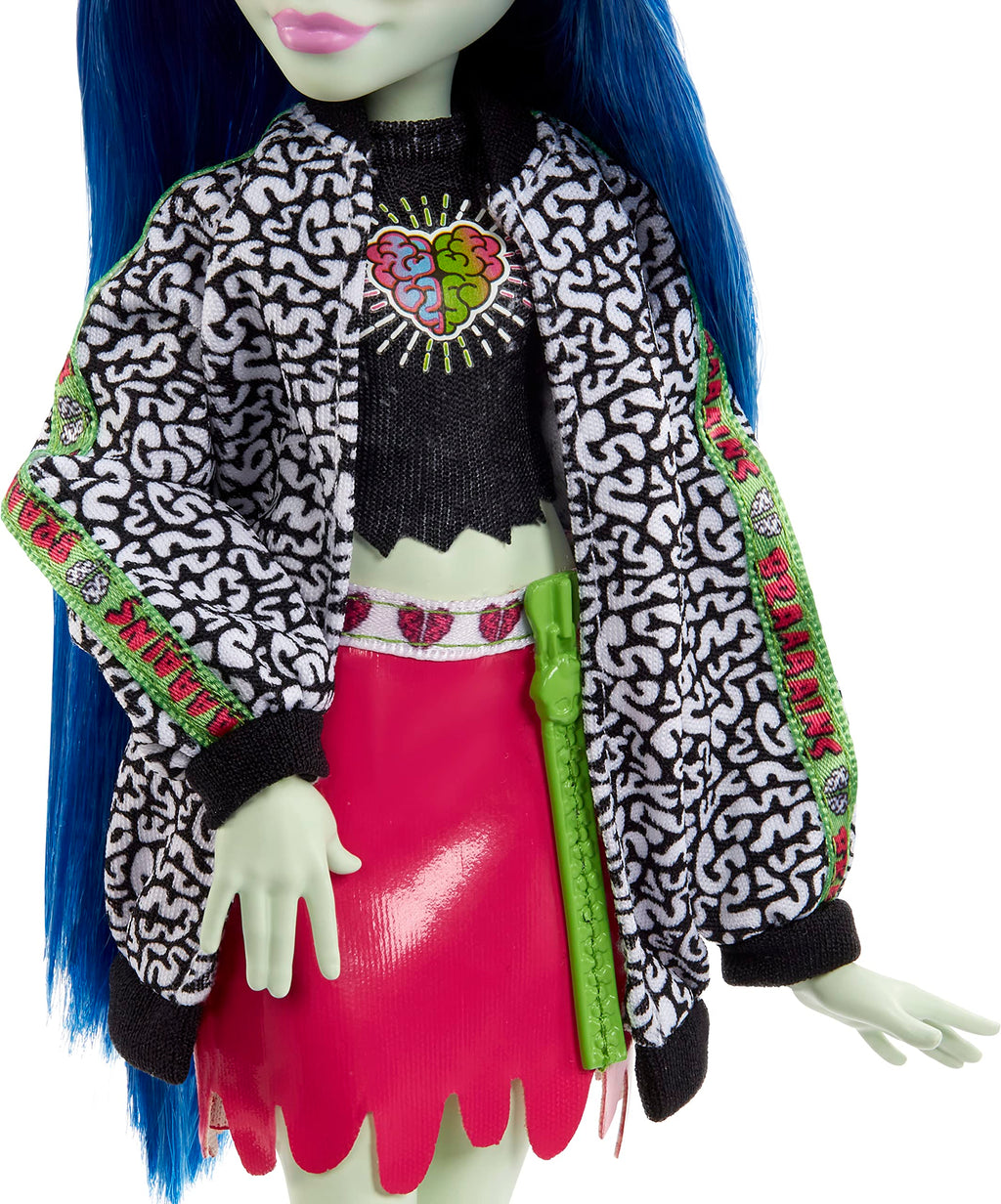 Blue Hair Posable Doll with Pet and Accessories I962