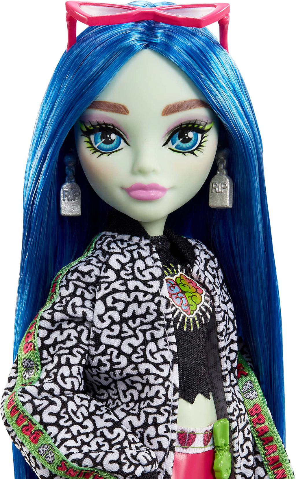Blue Hair Posable Doll with Pet and Accessories I962